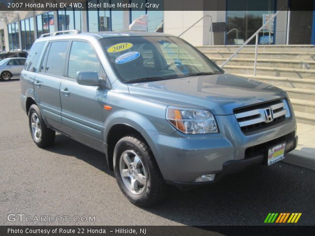 2007 Honda Pilot EX 4WD in Steel Blue Metallic