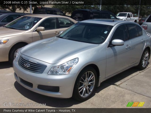 2008 Infiniti G 35 Sedan in Liquid Platinum Silver