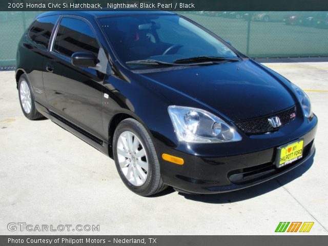 2005 Honda Civic Si Hatchback in Nighthawk Black Pearl