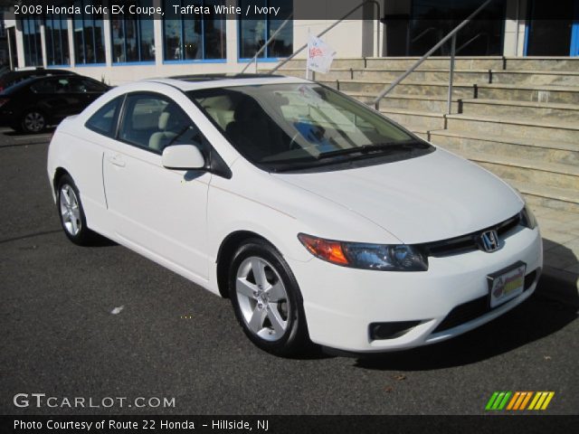 2008 Honda Civic EX Coupe in Taffeta White