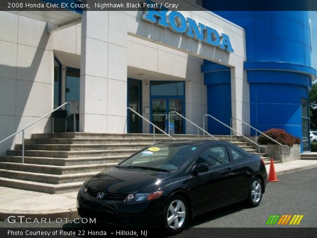 2008 Honda Civic EX Coupe in Nighthawk Black Pearl