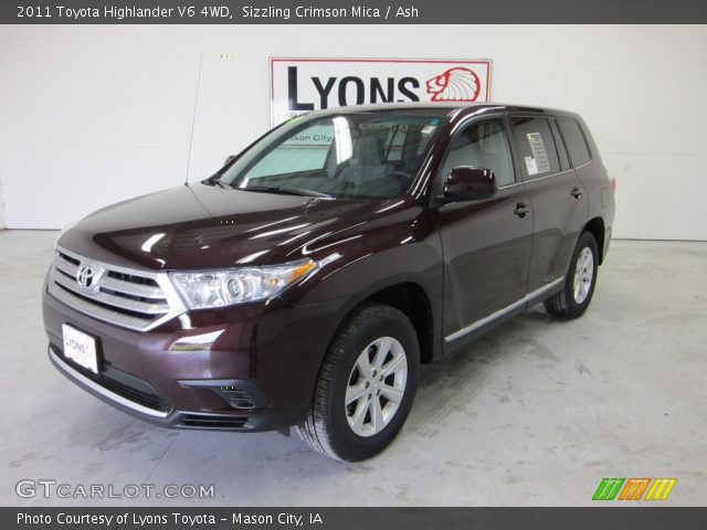 2011 Toyota Highlander V6 4WD in Sizzling Crimson Mica