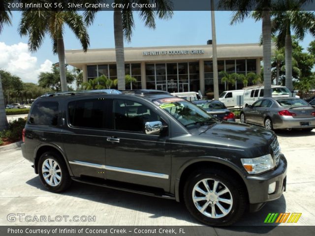 2008 Infiniti QX 56 in Silver Graphite Gray