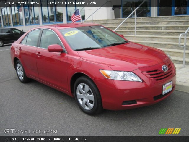 2009 Toyota Camry LE in Barcelona Red Metallic