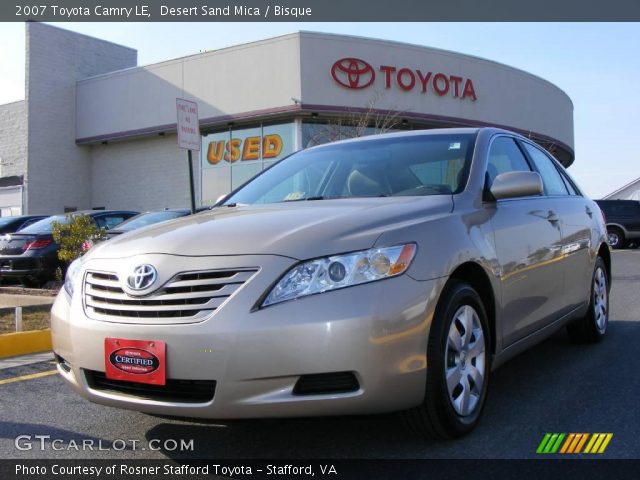 2007 Toyota Camry LE in Desert Sand Mica