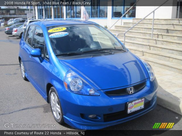 2008 Honda Fit Sport in Vivid Blue Pearl