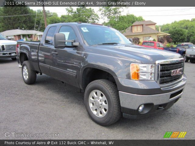 2011 GMC Sierra 2500HD SLE Extended Cab 4x4 in Storm Gray Metallic