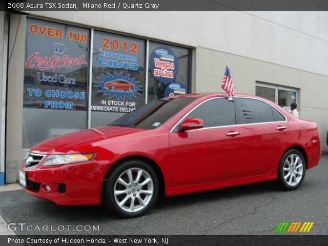 2008 Acura TSX Sedan in Milano Red