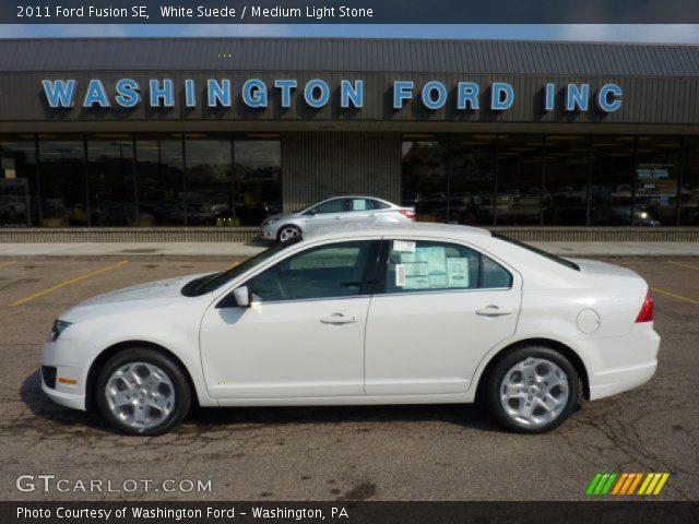 2011 Ford Fusion SE in White Suede