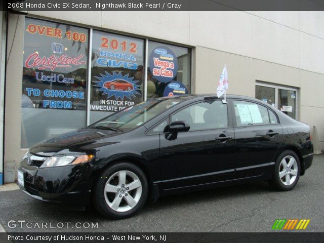 2008 Honda Civic EX Sedan in Nighthawk Black Pearl