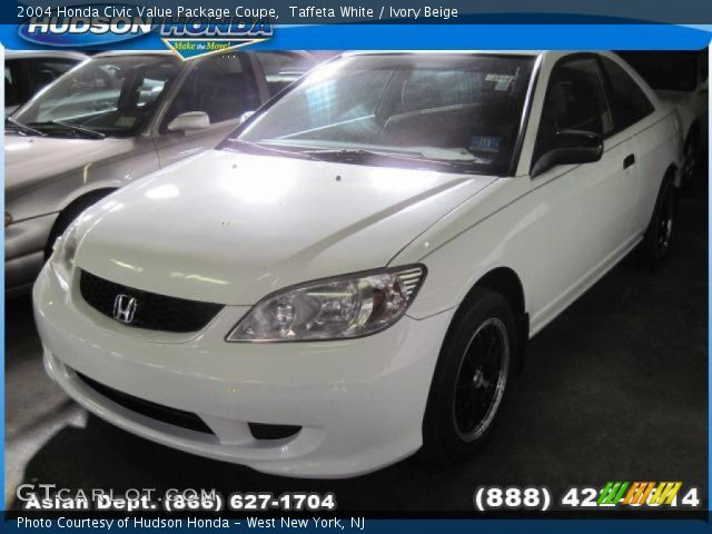 2004 Honda Civic Value Package Coupe in Taffeta White