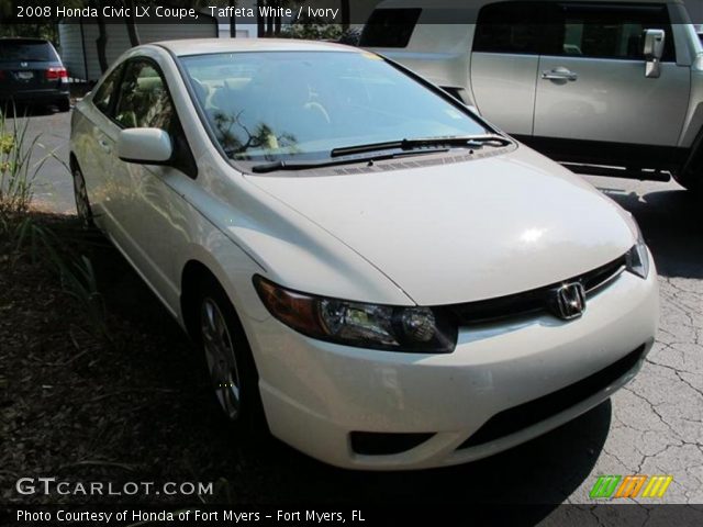 2008 Honda Civic LX Coupe in Taffeta White