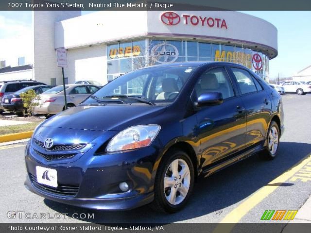 2007 Toyota Yaris S Sedan in Nautical Blue Metallic