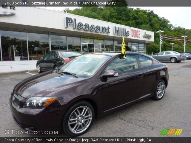 2008 Scion tC  in Sizzling Crimson Red Mica