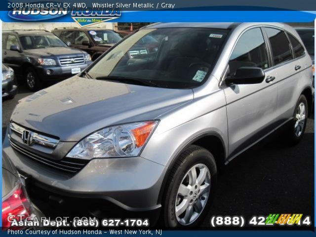 2008 Honda CR-V EX 4WD in Whistler Silver Metallic