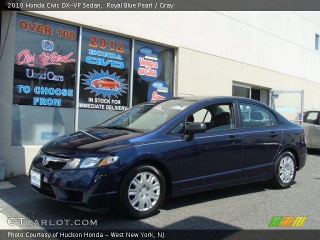 2010 Honda Civic DX-VP Sedan in Royal Blue Pearl