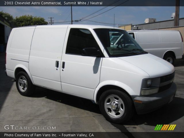 2003 Chevrolet Astro Commercial in Summit White