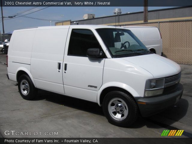 2001 Chevrolet Astro Commercial Van in Ivory White