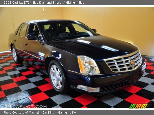 2008 Cadillac DTS  in Blue Diamond Tricoat