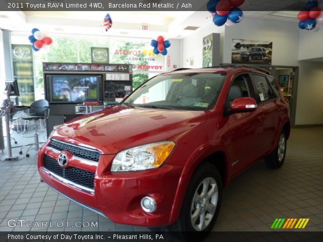 2011 Toyota RAV4 Limited 4WD in Barcelona Red Metallic