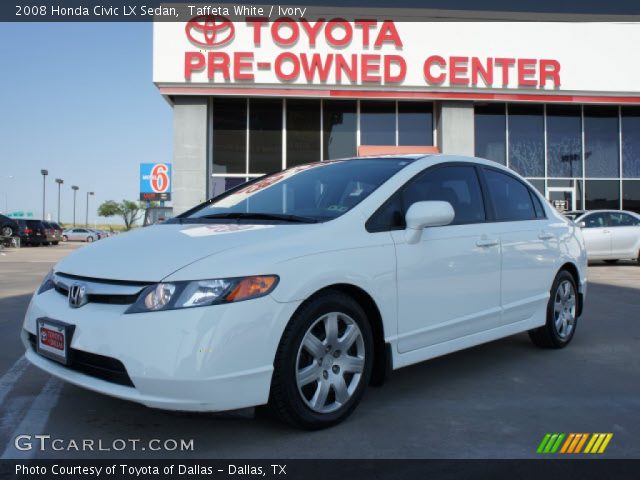 2008 Honda Civic LX Sedan in Taffeta White