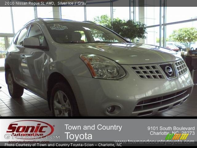2010 Nissan Rogue SL AWD in Silver Ice