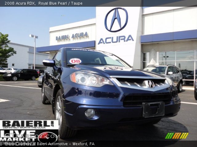 2008 Acura RDX  in Royal Blue Pearl