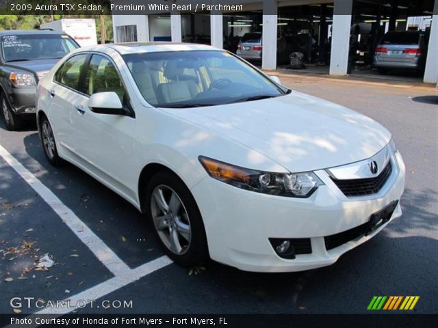 2009 Acura TSX Sedan in Premium White Pearl