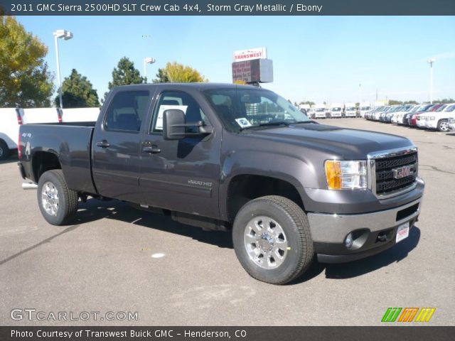 2011 GMC Sierra 2500HD SLT Crew Cab 4x4 in Storm Gray Metallic