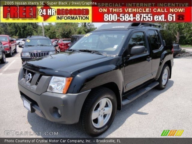 2005 Nissan Xterra SE in Super Black