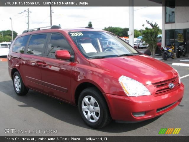 2008 Kia Sedona LX in Claret Red Metallic