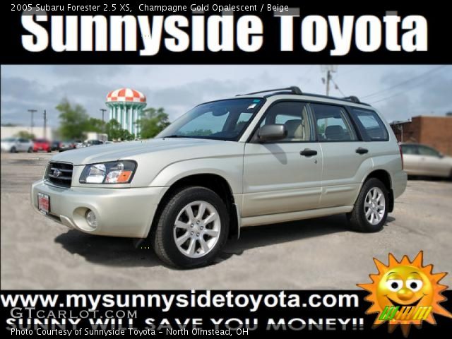 2005 Subaru Forester 2.5 XS in Champagne Gold Opalescent