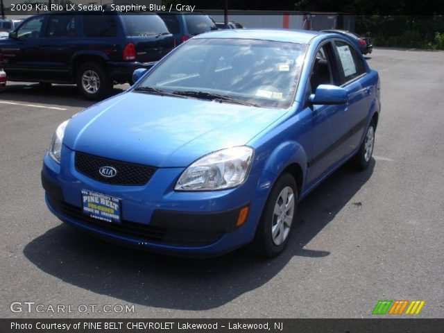 2009 Kia Rio LX Sedan in Sapphire Blue