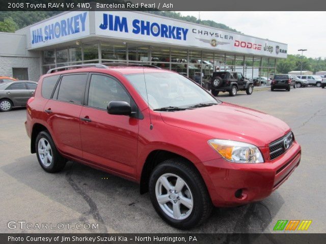 2008 Toyota RAV4 V6 4WD in Barcelona Red Pearl