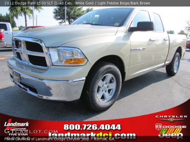 2011 Dodge Ram 1500 SLT Quad Cab in White Gold