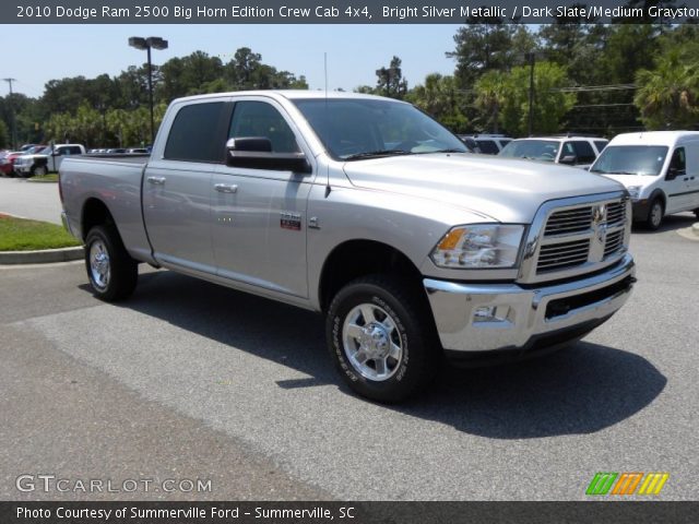 2010 Dodge Ram 2500 Big Horn Edition Crew Cab 4x4 in Bright Silver Metallic