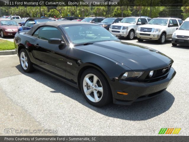 2011 Ford Mustang GT Convertible in Ebony Black