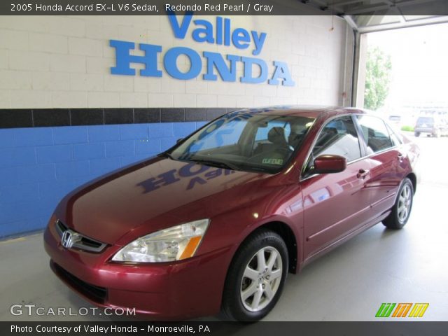 2005 Honda Accord EX-L V6 Sedan in Redondo Red Pearl