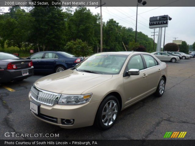 2008 Lincoln MKZ Sedan in Dune Pearl Metallic