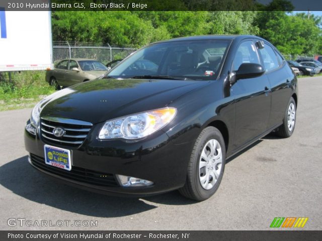 2010 Hyundai Elantra GLS in Ebony Black