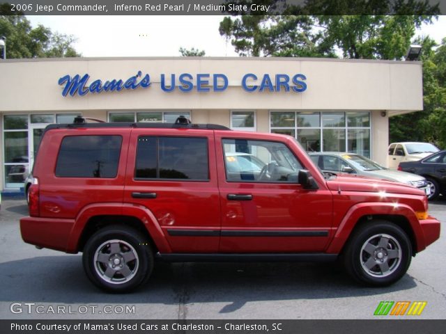 2006 Jeep Commander  in Inferno Red Pearl