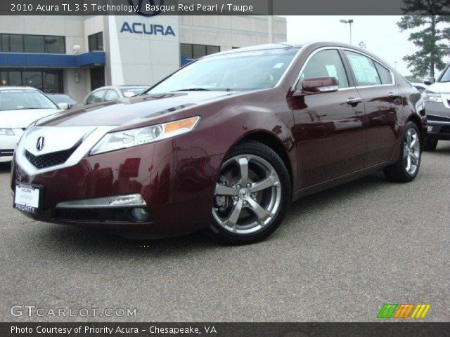 2010 Acura TL 3.5 Technology in Basque Red Pearl