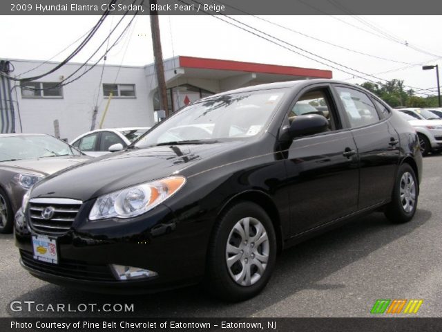2009 Hyundai Elantra GLS Sedan in Black Pearl