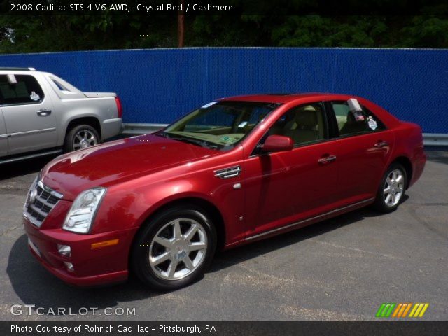 2008 Cadillac STS 4 V6 AWD in Crystal Red