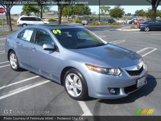 2009 Acura TSX Sedan in Glacier Blue Metallic