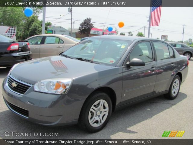 2007 Chevrolet Malibu LS Sedan in Dark Gray Metallic