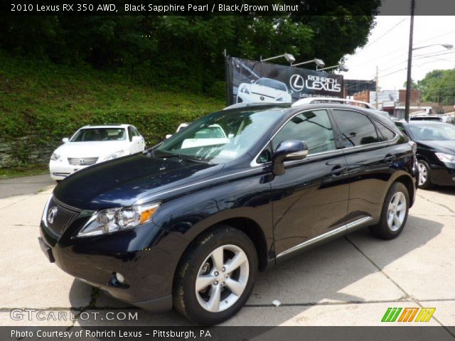 2010 Lexus RX 350 AWD in Black Sapphire Pearl