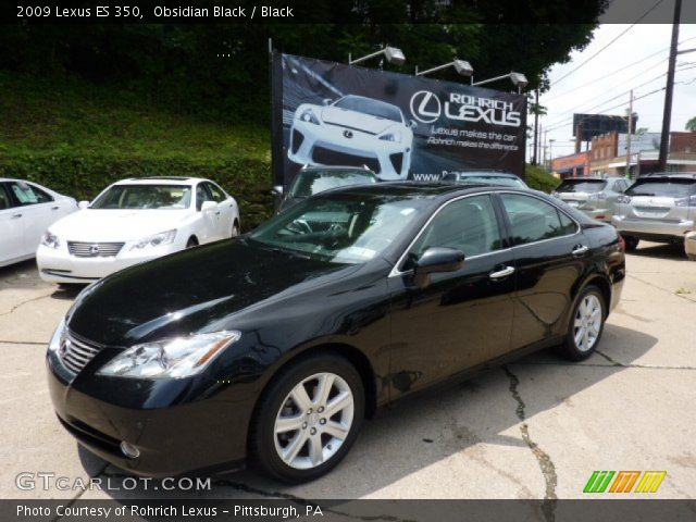 2009 Lexus ES 350 in Obsidian Black