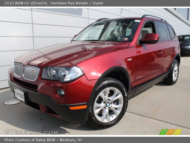 2010 BMW X3 xDrive30i in Vermilion Red Metallic