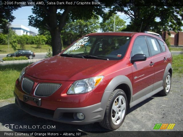 2006 Pontiac Vibe AWD in Salsa Dark Red